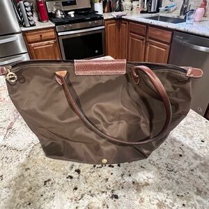 Longchamp tote bag - brown